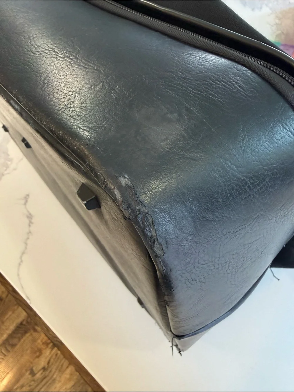 Beis Weekender Bag in Black - Picture 9 of 9